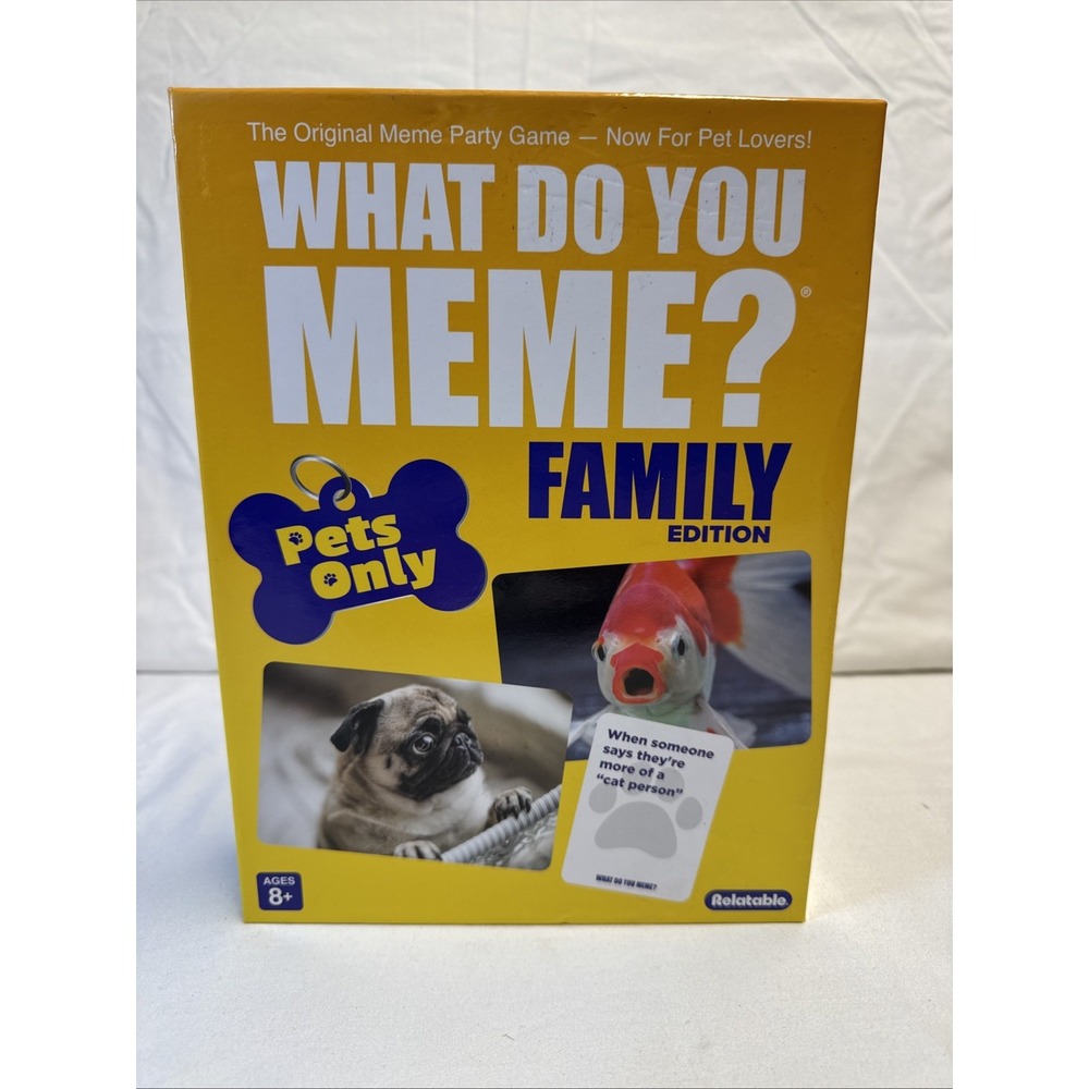 What Do You Meme? Family Edition Pets Only *New*